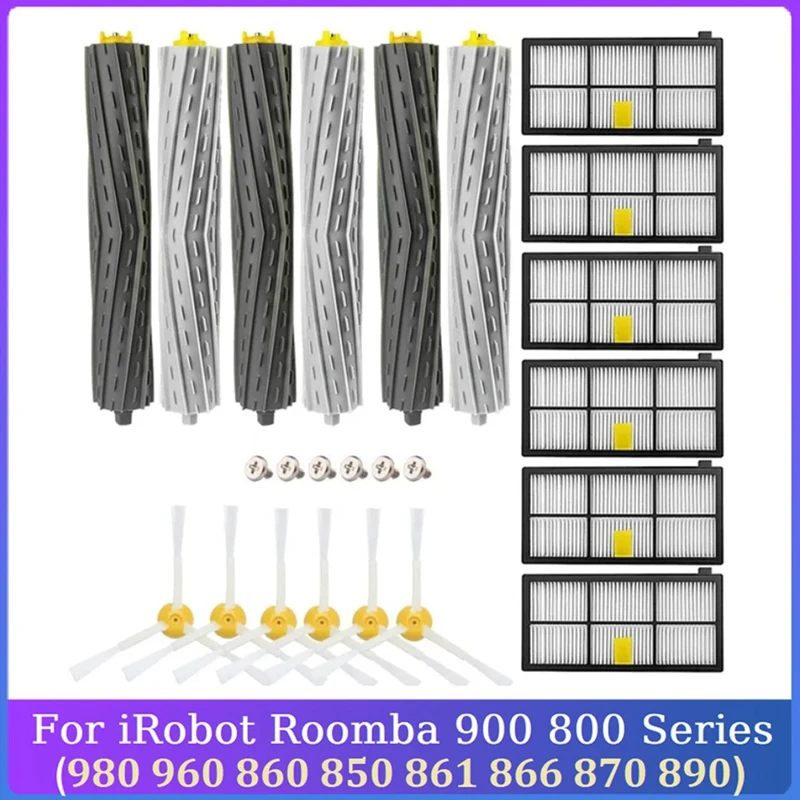 Фильтры, основная и боковая щетки для Irobot Roomba 800, 900, 805, 864, 871, 891, 960, 961, 964
Фильтры, основная и боковая щетки для Irobot Roomba 800, 900, 805, 864, 871, 891, 960, 961, 964
