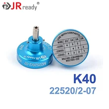 JRready K40 Positioner Terminal Automobile Wire Crimper Accessories Crimping Tool Contacts For M38999 Series 22#, 22M#,22D# Soc
JRready K40 Positioner Terminal Automobile Wire Crimper Accessories Crimping Tool Contacts For M38999 Series 22#, 22M#,22D# Soc