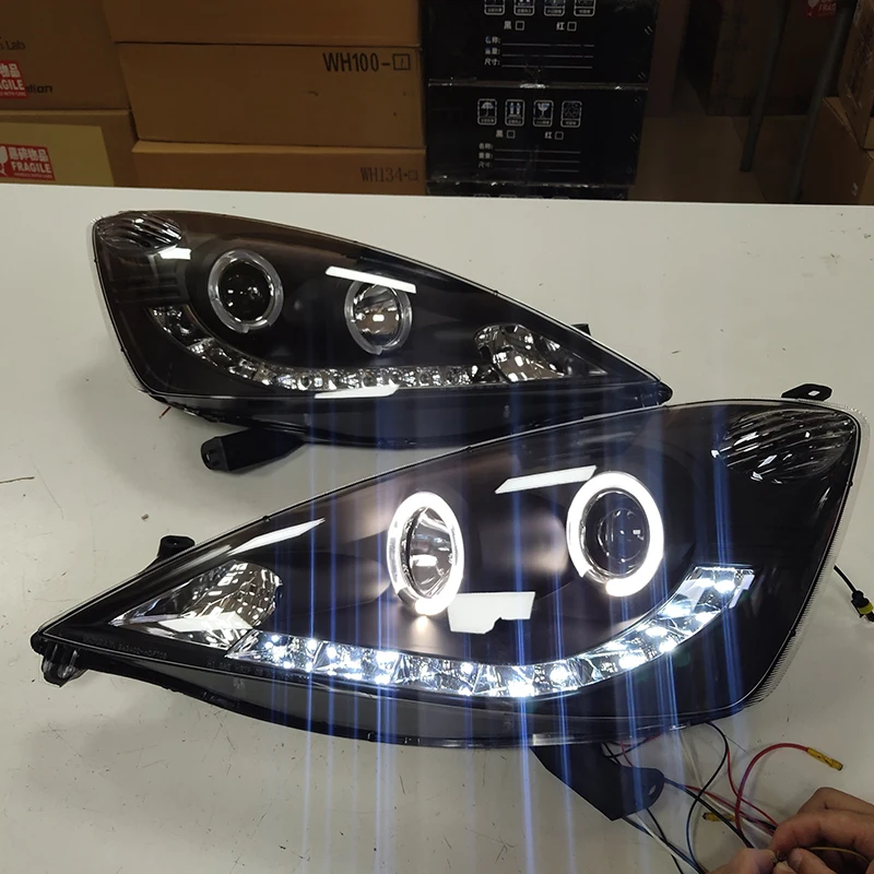 For HONDA FIT JAZZ LED Angel Eyes Headlight Front Lamps 2009 2010 Year SN
For HONDA FIT JAZZ LED Angel Eyes Headlight Front Lamps 2009 2010 Year SN