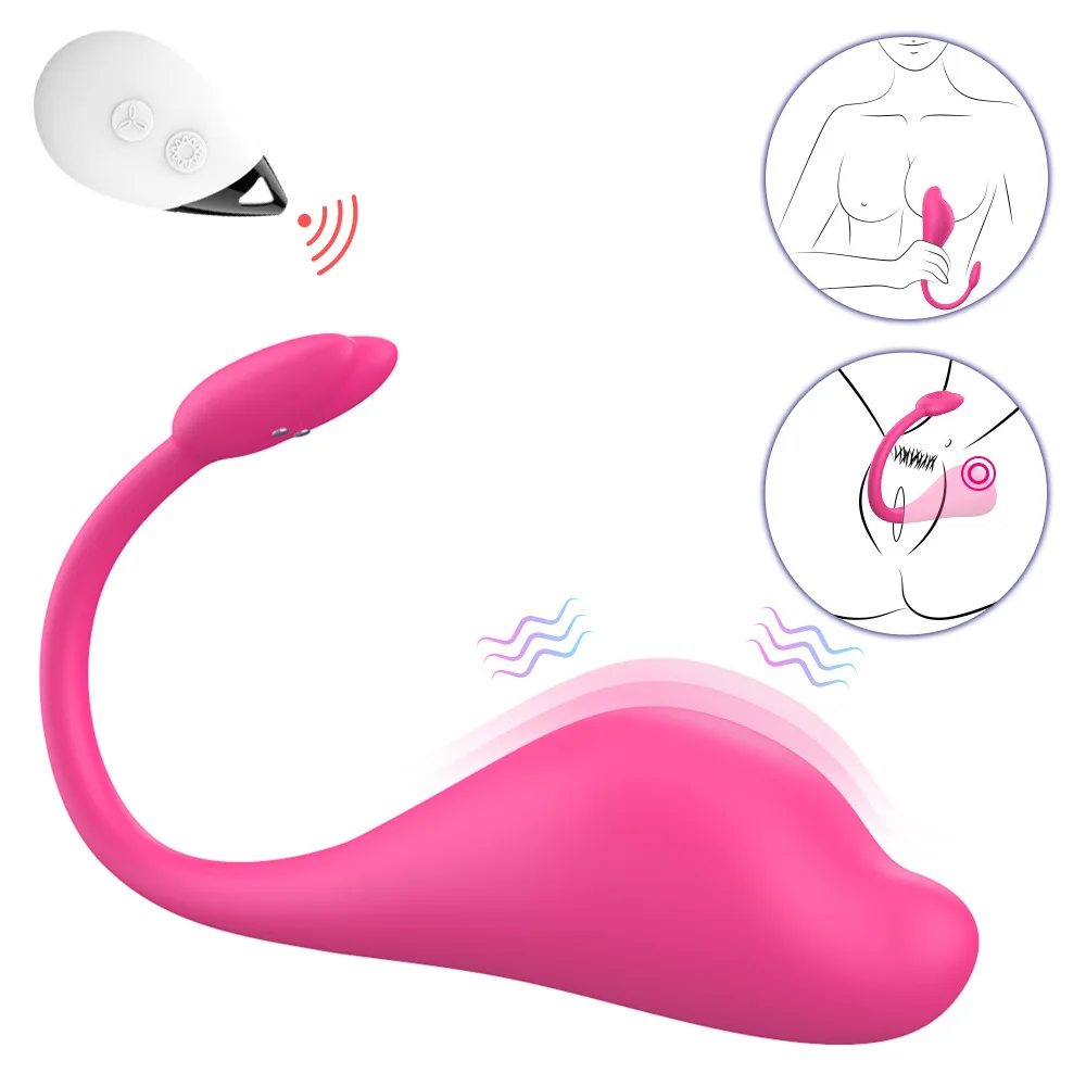 

Whale Wireless Remote Control Egg Jumping Female Masturbation Device Massage Female Vibration Fun Adult Supplies