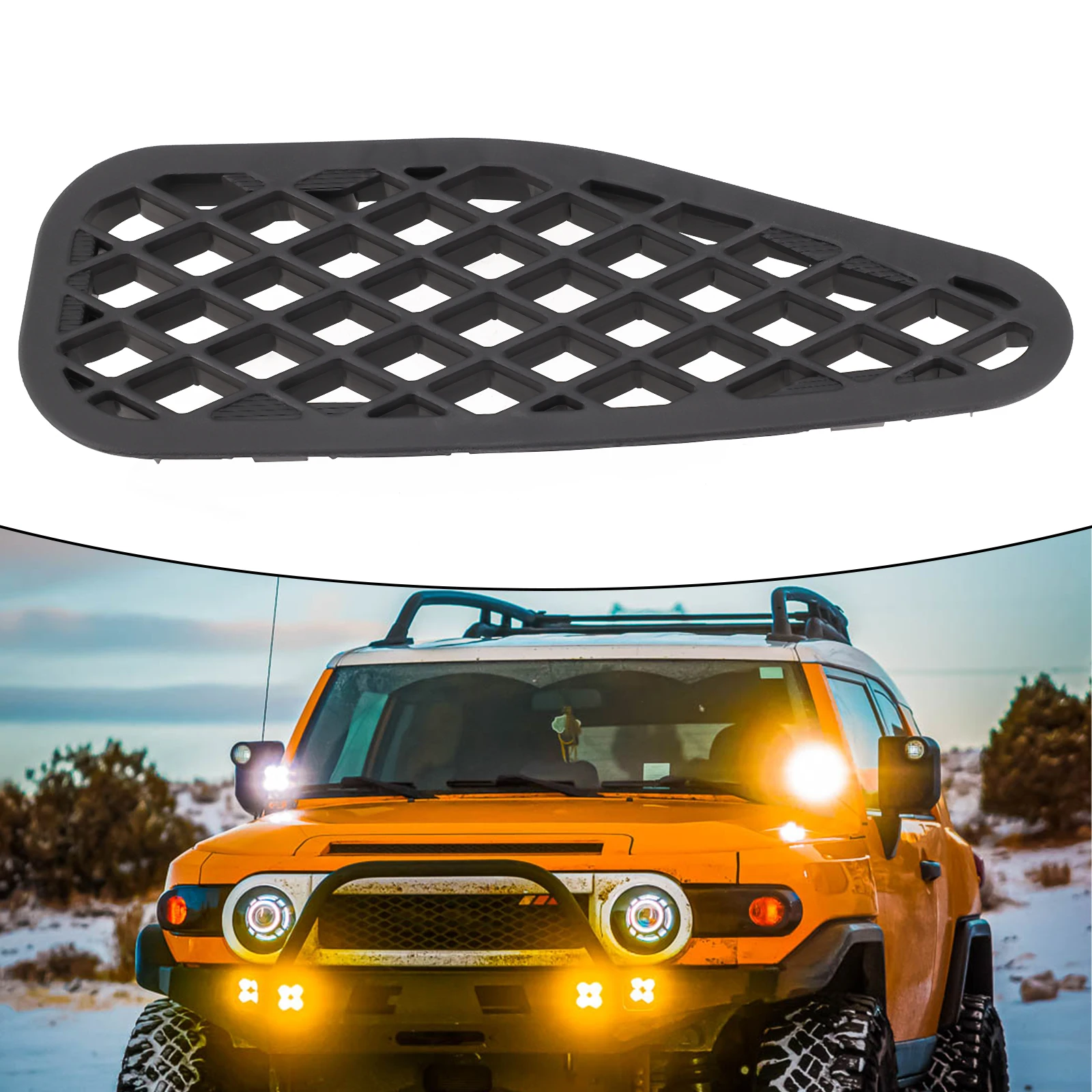Left Heater Tube Cover Hole Cover Wind Hood Grille Black Plastic Left Heater Air Duct 55796-35010 For Toyota FJ Cruiser
Left Heater Tube Cover Hole Cover Wind Hood Grille Black Plastic Left Heater Air Duct 55796-35010 For Toyota FJ Cruiser