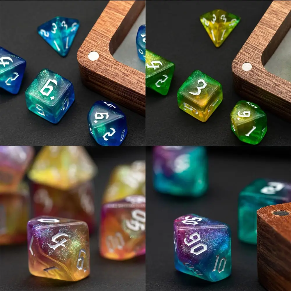 Poludie 7 шт./набор, детский набор, серп, шрифт D4 ~ D20, многогранные кости DND для военного молотка, ролевая игра, настольная игра, подарок, ролевая игра D & D
Poludie 7 шт./набор, детский набор, серп, шрифт D4 ~ D20, многогранные кости DND для военного молотка, ролевая игра, настольная игра, подарок, ролевая игра D & D