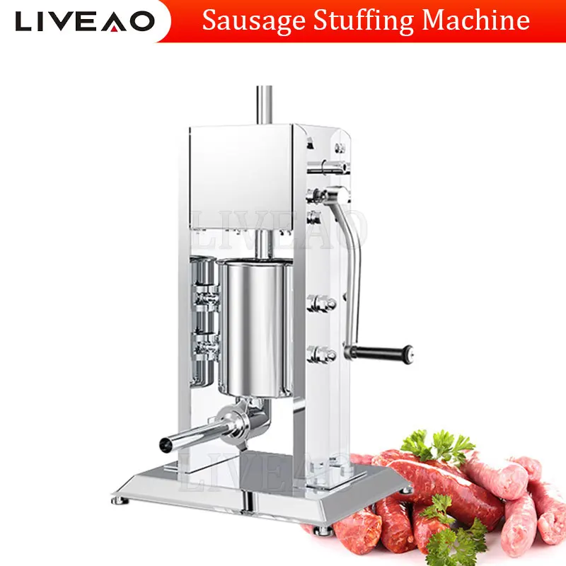 Multiple Capacities Manual Sausage Stuffer Stainless Steel Filling Machine Industrial Vertical Sausage Machine
Multiple Capacities Manual Sausage Stuffer Stainless Steel Filling Machine Industrial Vertical Sausage Machine