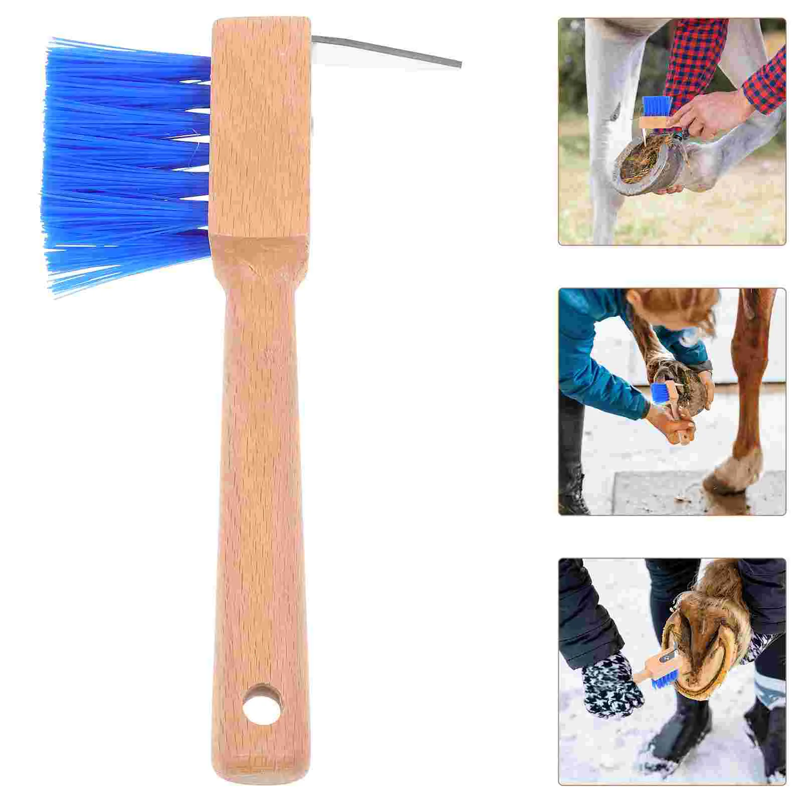 Horseshoe Hook Cattle Foot Trimmer Saddlery Supplies Repairing Brush Wooden Hoof Pick with
Horseshoe Hook Cattle Foot Trimmer Saddlery Supplies Repairing Brush Wooden Hoof Pick with