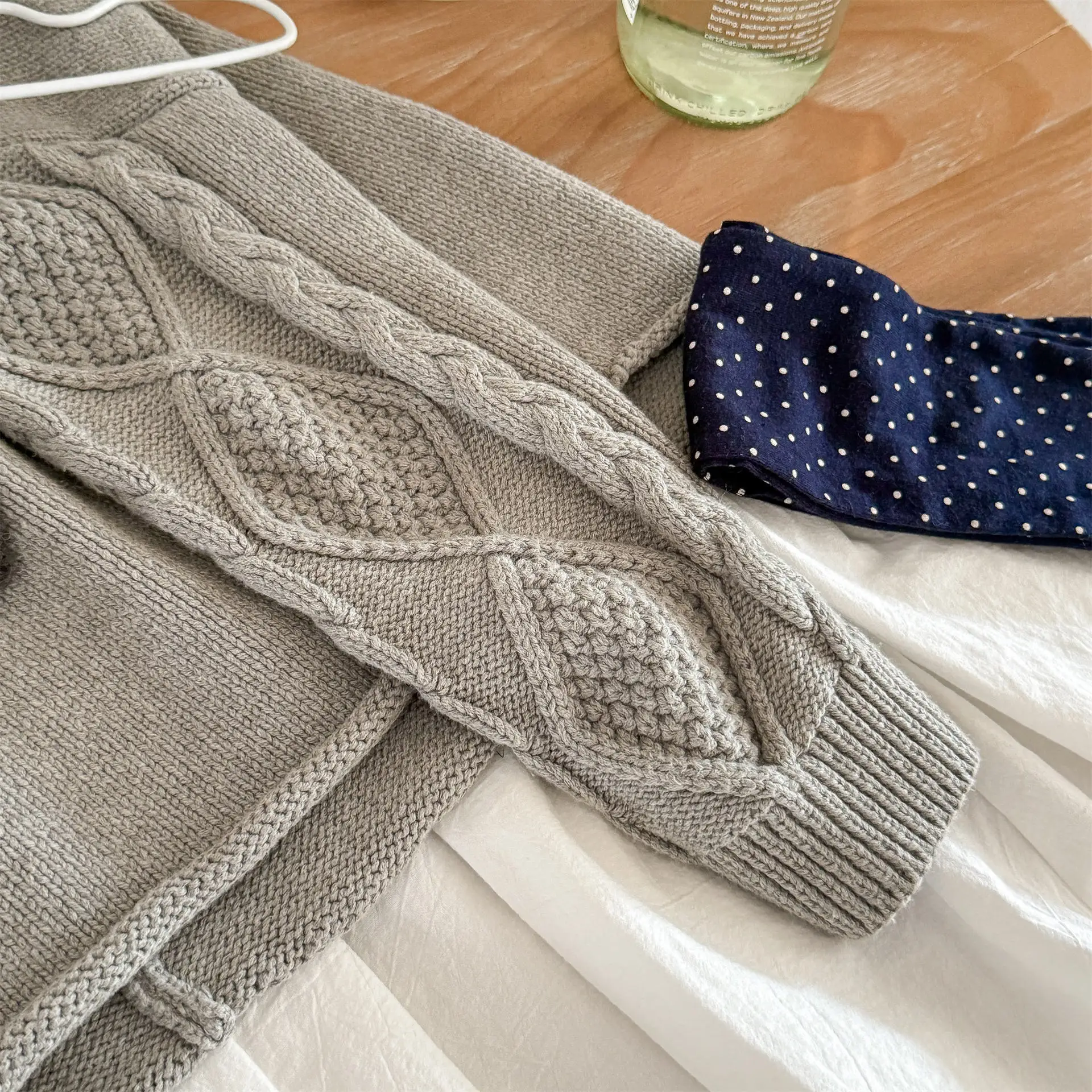 2025 Autumn New Children Long Sleeve Knit Sweater Solid Baby Pullover Girls Loose Sweater Kids Knitted Tops Toddler Clothes 25 S5626c1817a024f6fa91c37b20e41448a0
