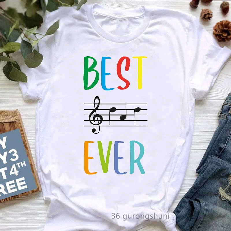 Best Mom Ever Music Note Graphic Print Tshirts Women'S Clothing Rainbow T Shirt Femme Harajuku Shirt Summer Fashion T-Shirt
Best Mom Ever Music Note Graphic Print Tshirts Women'S Clothing Rainbow T Shirt Femme Harajuku Shirt Summer Fashion T-Shirt