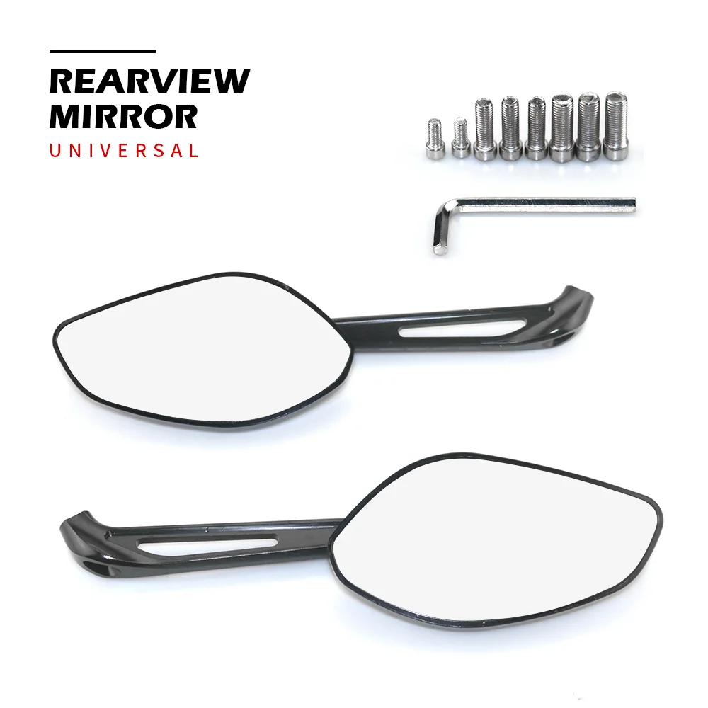 

For Harley Softail Sportster 833 1200 Street Glide Universial 8mm 10mm Motorcycle Rearview Mirrors Aluminium Alloy Accessories