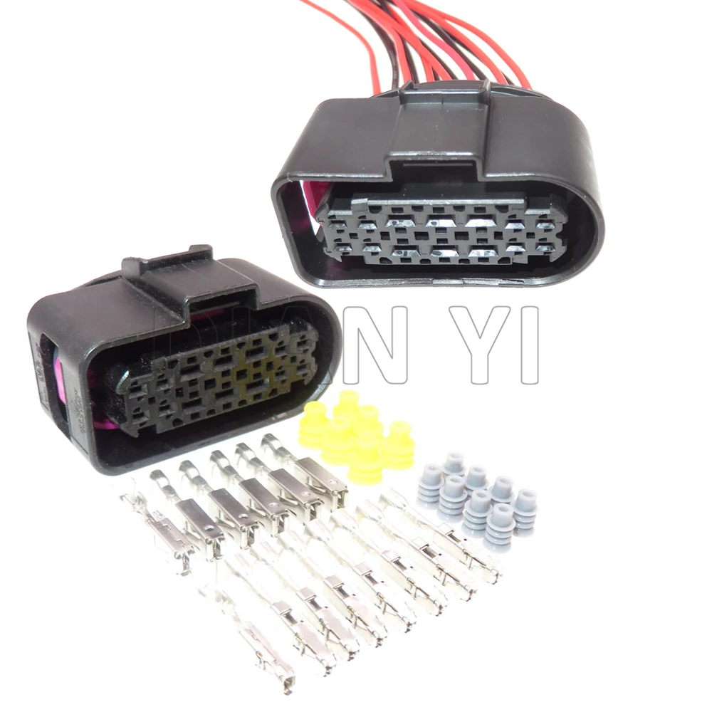 1 Set 14 Way Starter Auto Connector For VW Audi 3C0973737 3C0973837 3C0 973 737 Car LED Light Lamp Sealed Cable Socket
1 Set 14 Way Starter Auto Connector For VW Audi 3C0973737 3C0973837 3C0 973 737 Car LED Light Lamp Sealed Cable Socket
