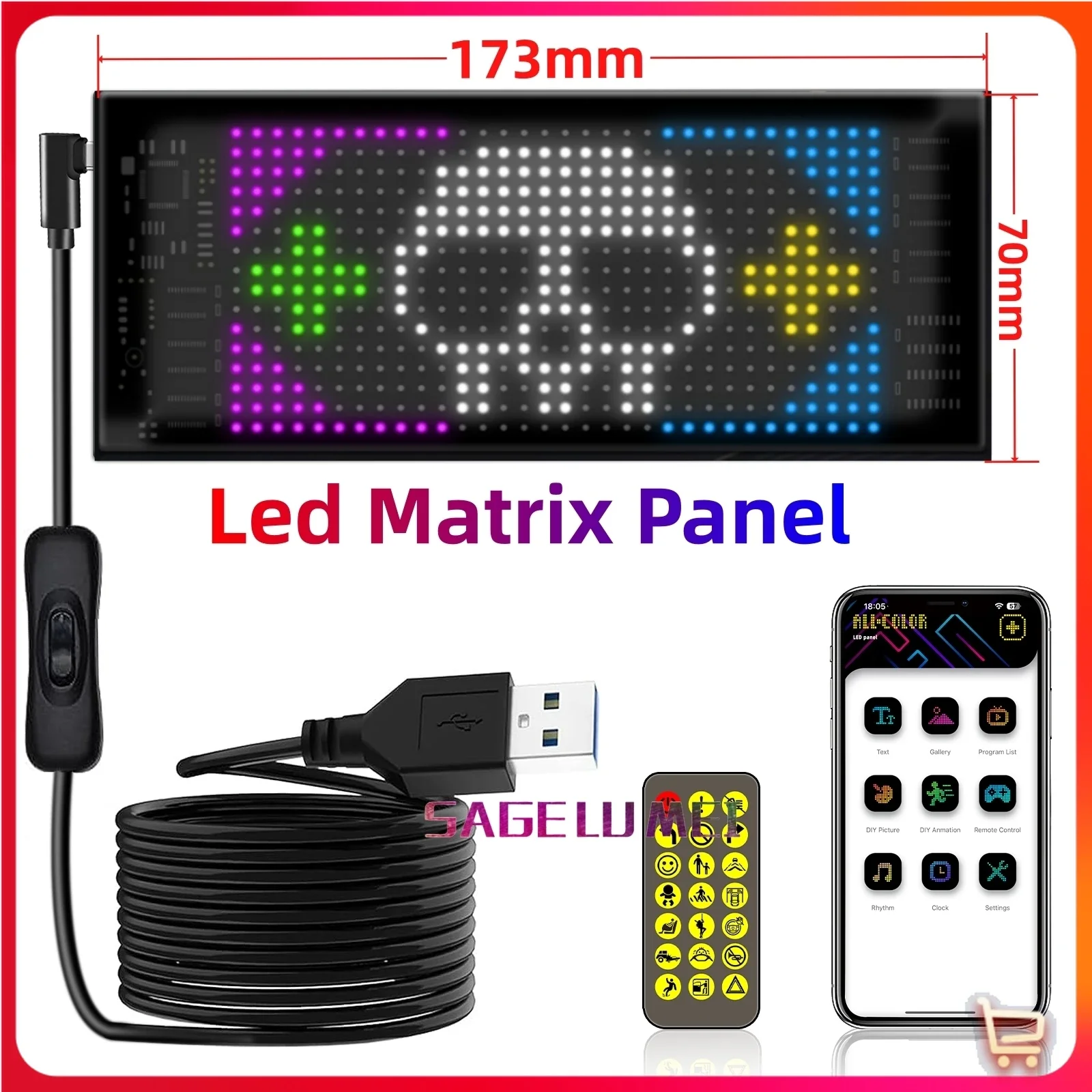 Светодиодный матричная панель экрана, цветной гибкий дисплей RGB, экран экрана, водонепроницаемая фотопанель, светодиодный APP, дисплей прокрутки слов
Светодиодный матричная панель экрана, цветной гибкий дисплей RGB, экран экрана, водонепроницаемая фотопанель, светодиодный APP, дисплей прокрутки слов