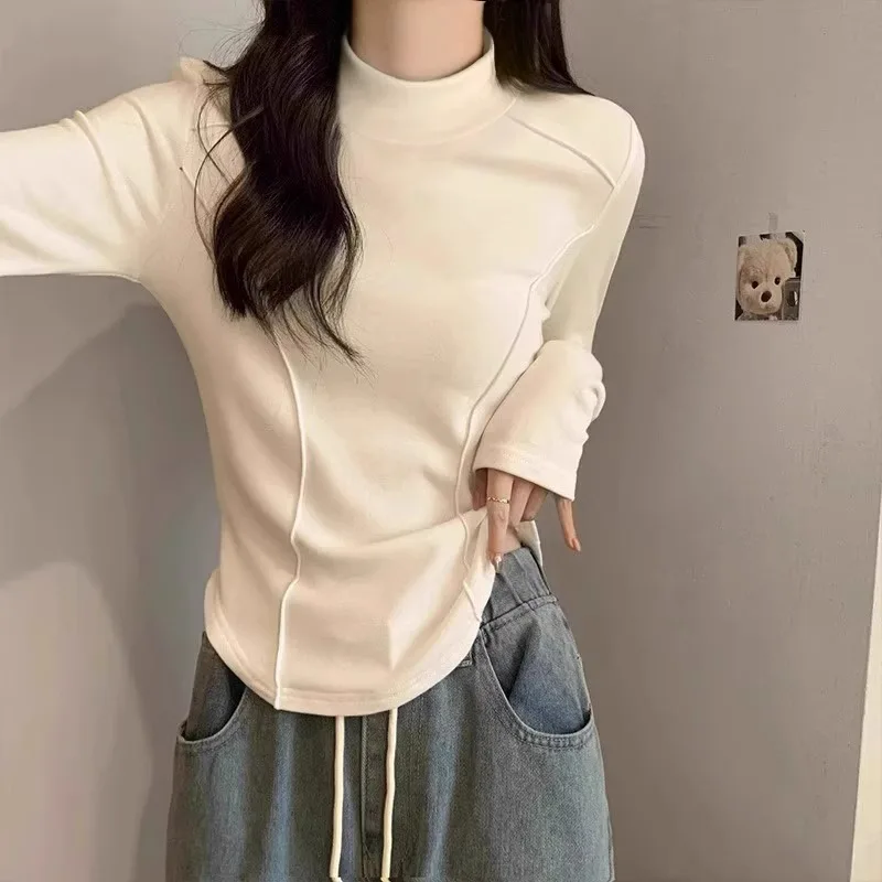 New Fashion 2024 Women Tops Contrast Color Stripe Winter Autumn T- Shirt Female Clothing Sexy Crop Top Clothes Casual Blouse Y2k
New Fashion 2024 Women Tops Contrast Color Stripe Winter Autumn T- Shirt Female Clothing Sexy Crop Top Clothes Casual Blouse Y2k