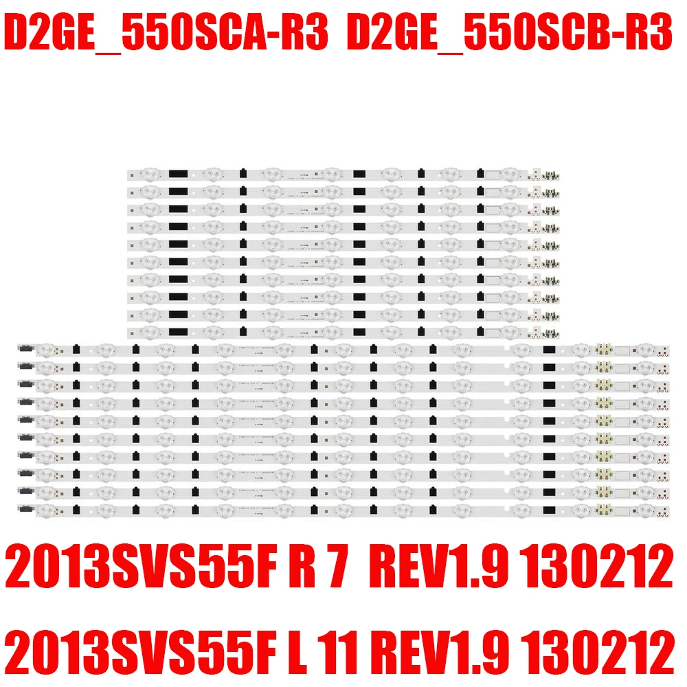 Светодиодная лента 11 + 7 (L + R), 20 шт., лампы для SAMSUNG 2013SVS55F D2GE_550SCA-R3 UA55F6400 UA55F6800 UA55F6300 UN55F6350
Светодиодная лента 11 + 7 (L + R), 20 шт., лампы для SAMSUNG 2013SVS55F D2GE_550SCA-R3 UA55F6400 UA55F6800 UA55F6300 UN55F6350