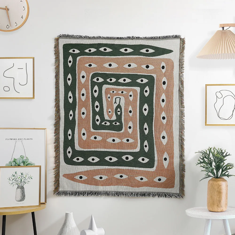 Boho Knitted Snake Blanket 125x150cm Thick Quality Tassel Sofa Throw Cotton Blanket Rug Unique Design Napping Camping Blanket
Boho Knitted Snake Blanket 125x150cm Thick Quality Tassel Sofa Throw Cotton Blanket Rug Unique Design Napping Camping Blanket