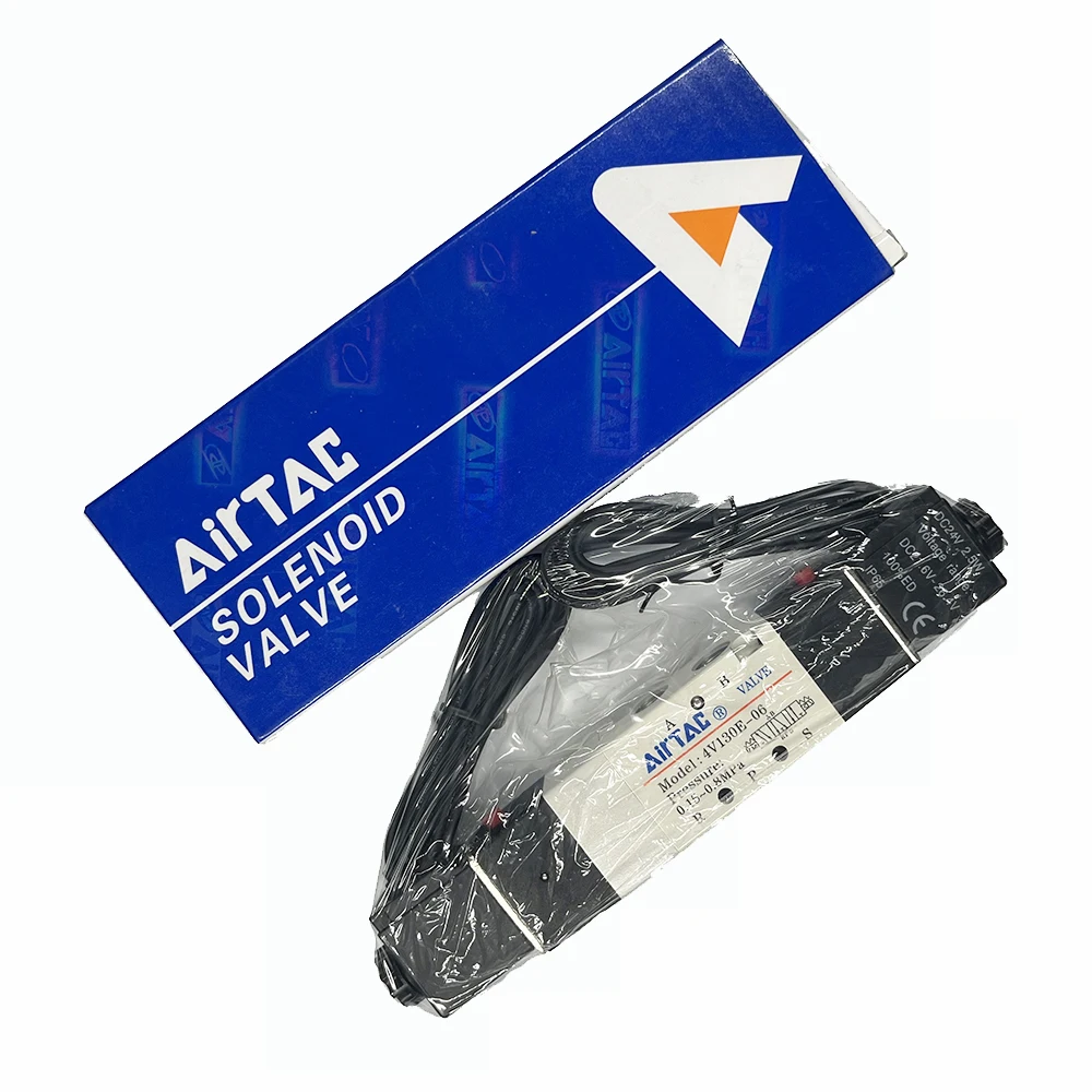 4V series 5/2 way AIRTAC 4V130E-06 AC220V 110V DC 12V 24V 4V130E06 Solenoid Valves Air Valves 4V130E06BI
4V series 5/2 way AIRTAC 4V130E-06 AC220V 110V DC 12V 24V 4V130E06 Solenoid Valves Air Valves 4V130E06BI