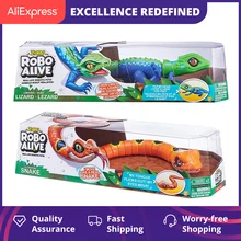 Zuru ROBO ALIVE Slithering Robotic Snake Orange Series 2 Electric Children's Toys Crawl lizard Animal Spoof Toys For Boys Gift
Zuru ROBO ALIVE Slithering Robotic Snake Orange Series 2 Electric Children's Toys Crawl lizard Animal Spoof Toys For Boys Gift