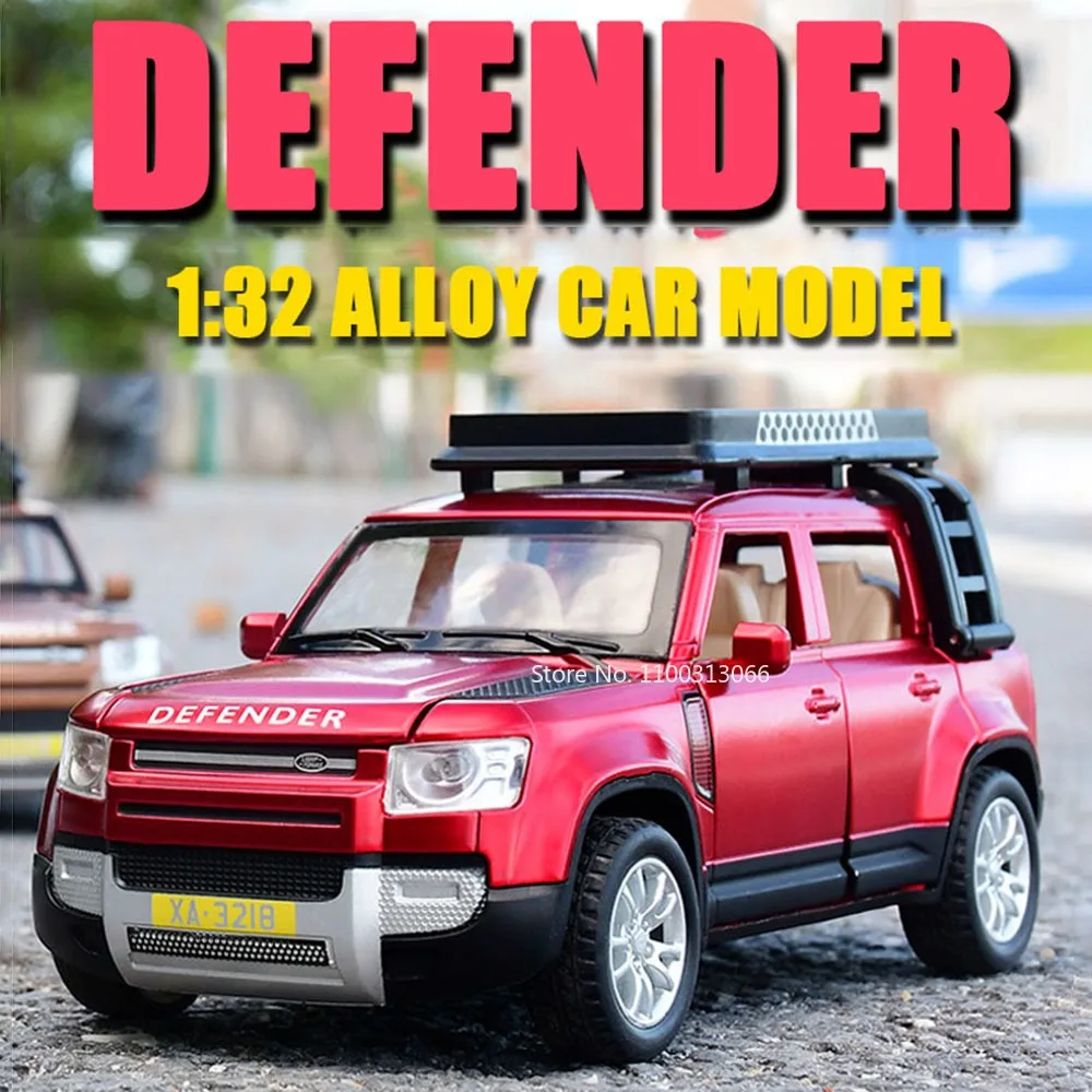 1:32 Land Rover DEFENDER модель автомобиля из сплава, высокая имитация литая модель внедорожника, модель автомобиля для мальчика, Коллекционирование подарков
1:32 Land Rover DEFENDER модель автомобиля из сплава, высокая имитация литая модель внедорожника, модель автомобиля для мальчика, Коллекционирование подарков