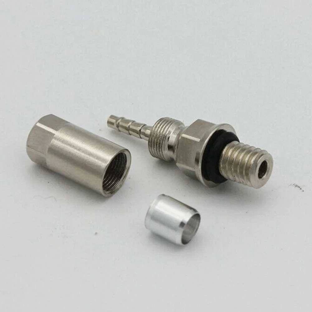 Olive Connector Silver Hydraulic Hose AdaptersFor 5mm Hydraulic Hose Aluminum Alloy + Stainless Steel Bicycle Parts
Olive Connector Silver Hydraulic Hose AdaptersFor 5mm Hydraulic Hose Aluminum Alloy + Stainless Steel Bicycle Parts