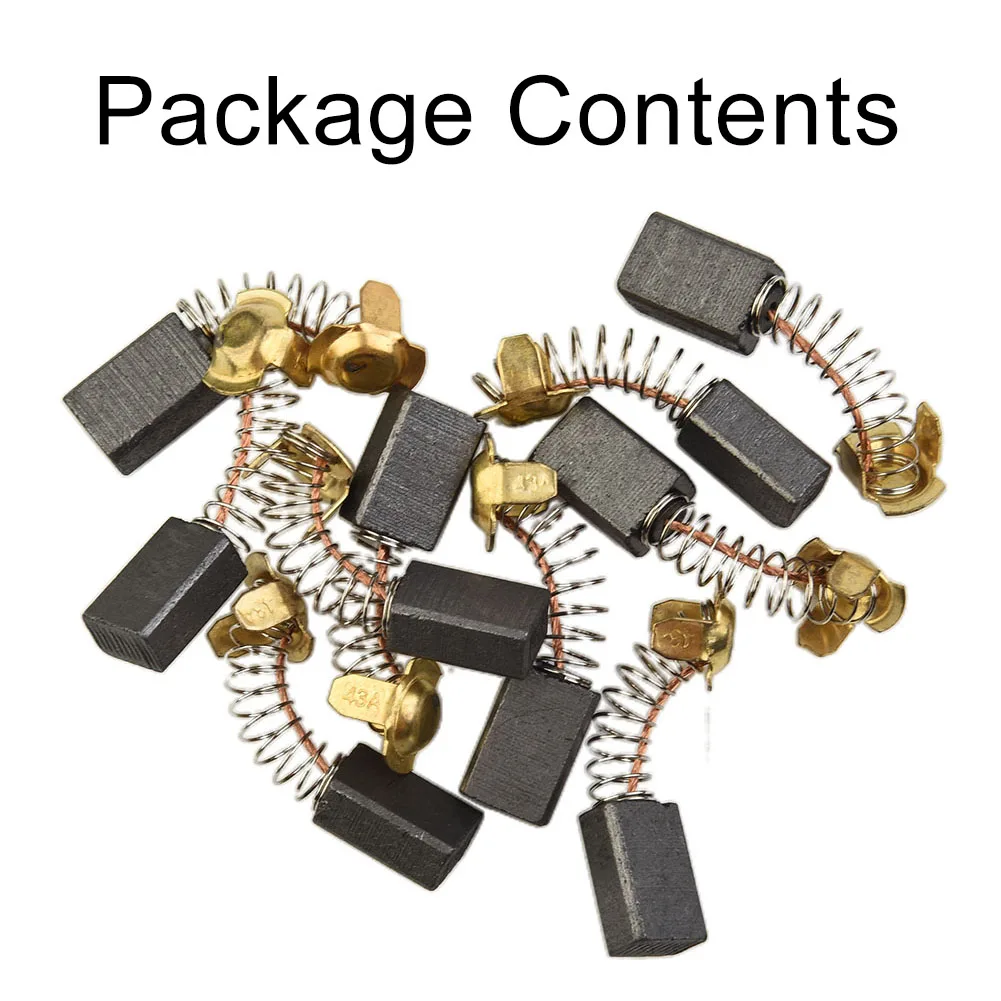 10pcs Motor Carbon Brushes 7*11*18mm For Various Power Tool Electric Motors Rotary Hammer Circular Saw Cut-off Saw Angle Grinder
10pcs Motor Carbon Brushes 7*11*18mm For Various Power Tool Electric Motors Rotary Hammer Circular Saw Cut-off Saw Angle Grinder