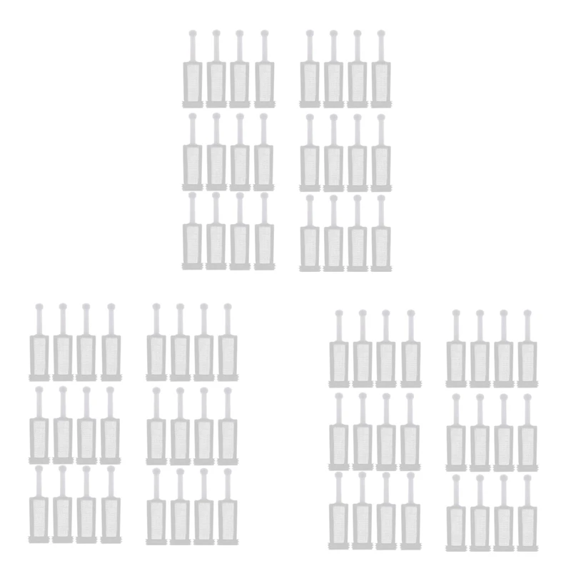 

72 шт. универсальные гравитационные фильтры для распылителя мелкая сетка, одноразовые гравитационные фильтры для распылителя краски