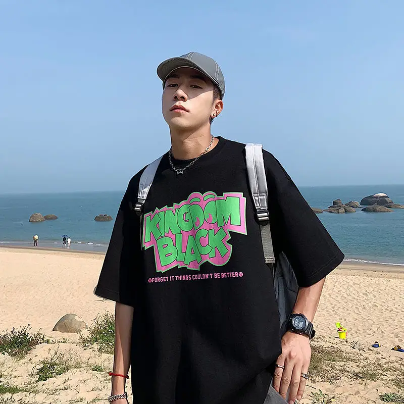 2024 Summer New American Fashion Personalized Print Men and Women Short Sleeve Couple Loose Hip Hop Casual T-shirt Top harajuku
2024 Summer New American Fashion Personalized Print Men and Women Short Sleeve Couple Loose Hip Hop Casual T-shirt Top harajuku