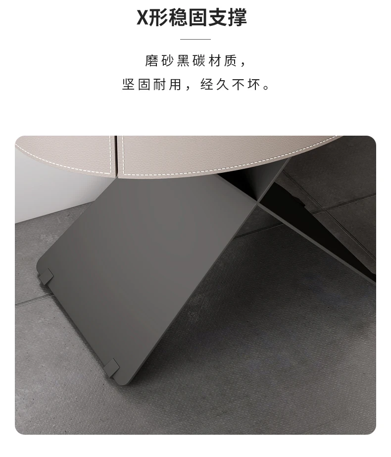 Italian Simple Bedside Table,Saddle Leather and PU Leather Optional, Creative Oval Simple Design,Exquisite Leather Cutting Lines Italian Simple Bedside Table,Saddle Leather and PU Leather Optional, Creative Oval Simple Design,Exquisite Leather Cutting Lines