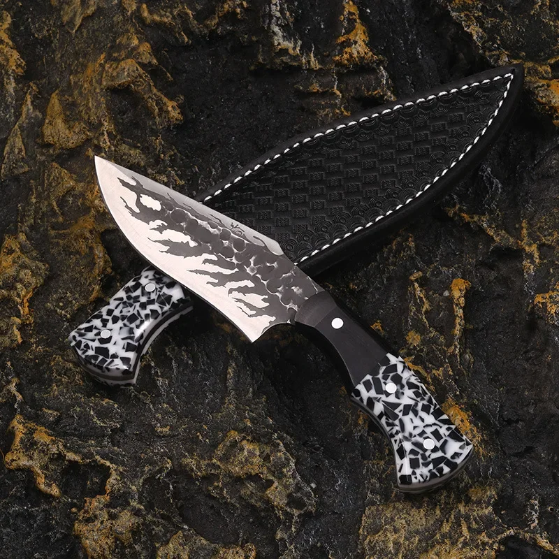 

9CR1 8MOV стальной молниевый нож с фиксированным клинком нож для выживания охоты ножи для кемпинга на природе высокопрочные тактические ручные инструменты