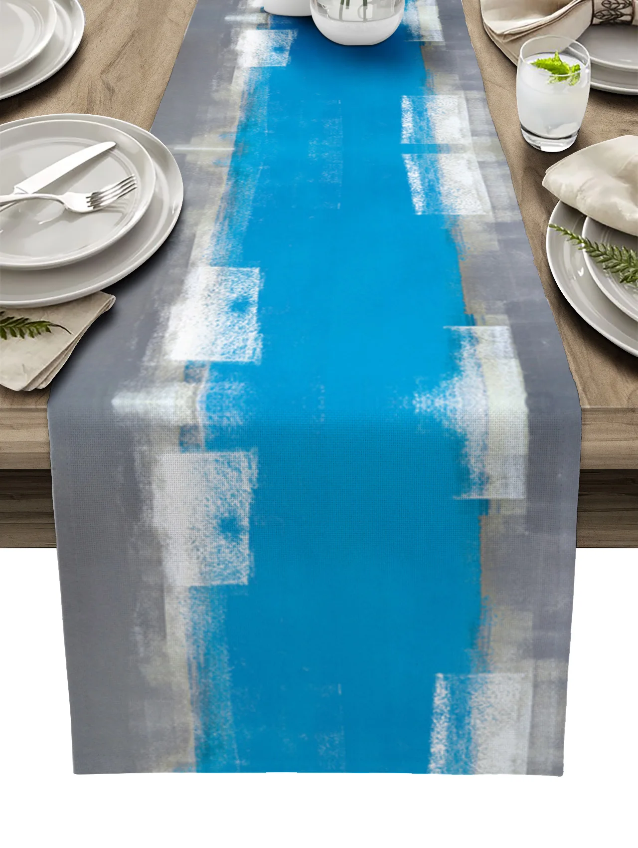 Blue Gray Abstract Art Oil Painting Texture Linen Table Runner Kitchen Table Decoration Dining Tablecloth Wedding Party Decor
Blue Gray Abstract Art Oil Painting Texture Linen Table Runner Kitchen Table Decoration Dining Tablecloth Wedding Party Decor