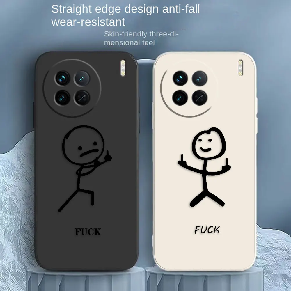 Cartoon Man With Middle Finger Phone Case For VIVO X21I X21S X23 X27 X30 X50 X60 X70 X80 X90 PRO PLUS Colour Liquid Case Funda
Cartoon Man With Middle Finger Phone Case For VIVO X21I X21S X23 X27 X30 X50 X60 X70 X80 X90 PRO PLUS Colour Liquid Case Funda
