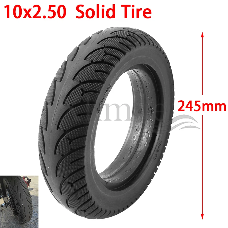 Electric Scooter 10 Inch 10x2.50 Solid Tire Synthetic Rubber Non-inflatable Explosion-proof Tyre
Electric Scooter 10 Inch 10x2.50 Solid Tire Synthetic Rubber Non-inflatable Explosion-proof Tyre
