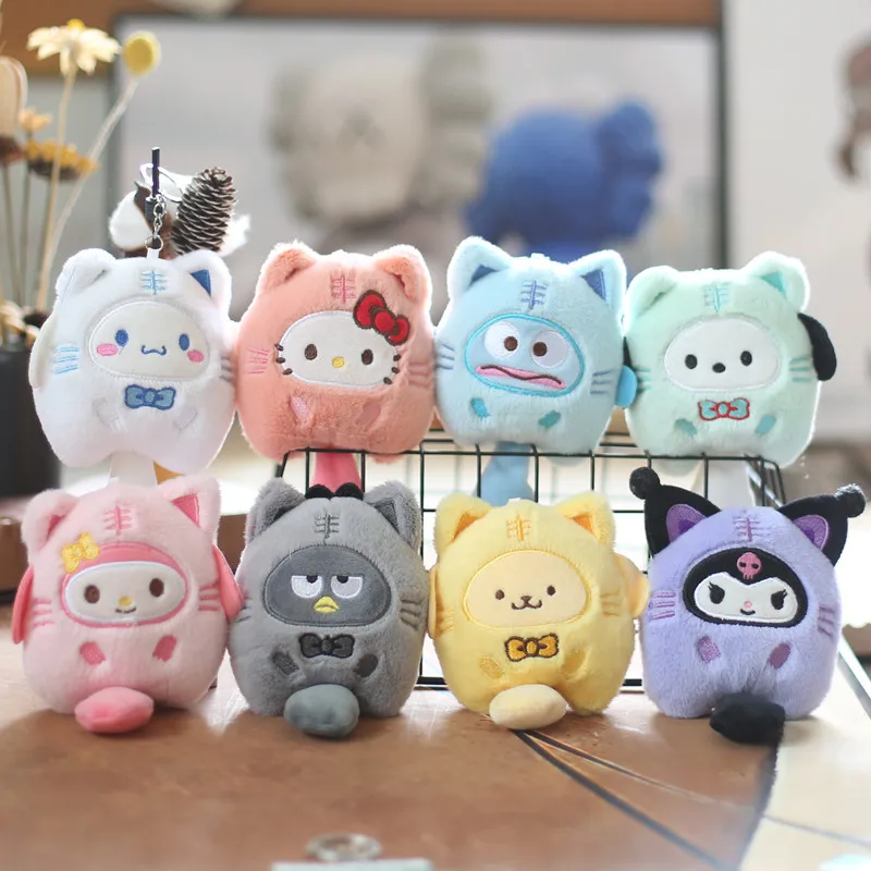 12 см Sanrio Kawaii Hello Kitty Kuromi плюшевые куклы игрушки кулон милый плюшевый брелок сумка кулон для девочек Подарки на день рождения
12 см Sanrio Kawaii Hello Kitty Kuromi плюшевые куклы игрушки кулон милый плюшевый брелок сумка кулон для девочек Подарки на день рождения