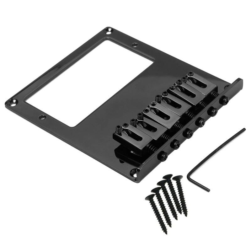 6 Saddle Tele Bridge Tailpiece Tele Humbucker TL Guitar Bridge For Telecaster Guitar Black
6 Saddle Tele Bridge Tailpiece Tele Humbucker TL Guitar Bridge For Telecaster Guitar Black