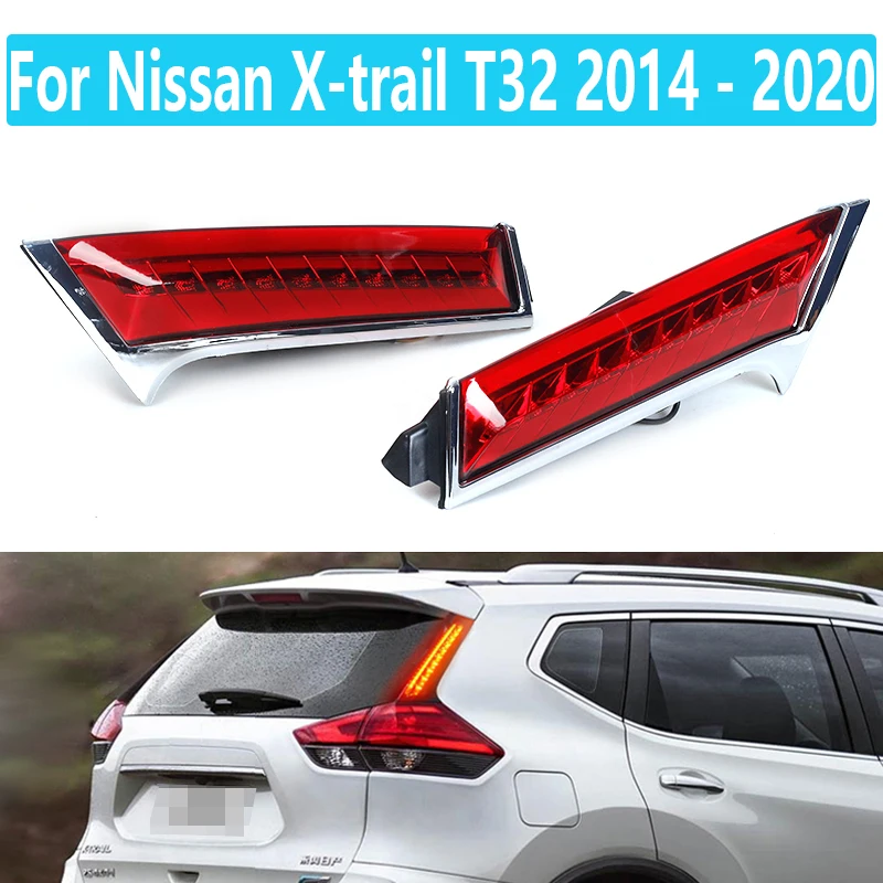 Динамический светильник воротник для Nissan X-trail T32 2014-20 3 в 1, функциональный светодиодный бампер, задний противотумансветильник, стоп-светильник, стоп-сигнал
Динамический светильник воротник для Nissan X-trail T32 2014-20 3 в 1, функциональный светодиодный бампер, задний противотумансветильник, стоп-светильник, стоп-сигнал