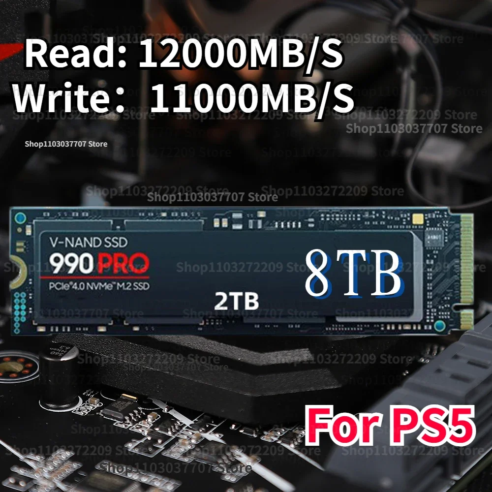 NVMe 990 PRO Portable SSD Original high speed 8TB 4TB M.2 SSD 2TB 1TB hard Drive HDD Hard Disk Internal For Laptop Desktop PS5
NVMe 990 PRO Portable SSD Original high speed 8TB 4TB M.2 SSD 2TB 1TB hard Drive HDD Hard Disk Internal For Laptop Desktop PS5