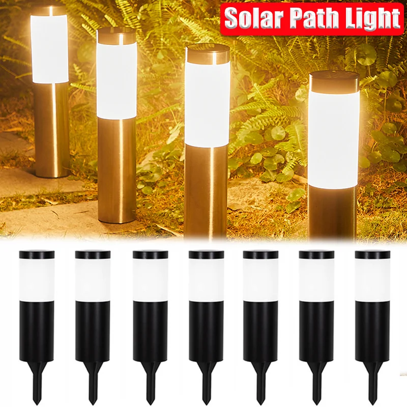 Solar Garden Light Stainless Steel Waterproof Garden Path Lights Outdoor Landscape Patio Lawn Decoration Column Solar Lamp
Solar Garden Light Stainless Steel Waterproof Garden Path Lights Outdoor Landscape Patio Lawn Decoration Column Solar Lamp