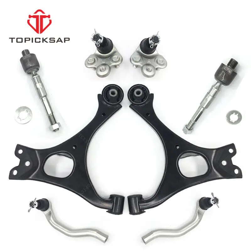 TOPICKSAP Front Lower Control Arm Tie Rod Ends Ball Joint Set for Honda Civic 2006 2007 2008 2009 2010 2011 51360SNAA03
TOPICKSAP Front Lower Control Arm Tie Rod Ends Ball Joint Set for Honda Civic 2006 2007 2008 2009 2010 2011 51360SNAA03