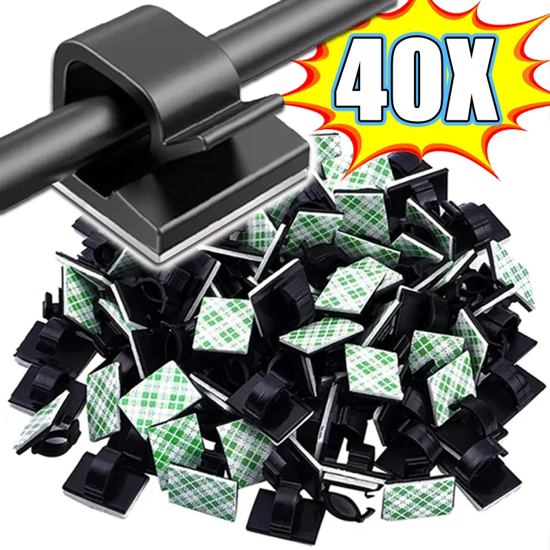 Cable Organizer Clips for USB Charging Data Lines Bobbin Winder Wall Mounted Wire Holder Self-adhesive Wire Clip
Cable Organizer Clips for USB Charging Data Lines Bobbin Winder Wall Mounted Wire Holder Self-adhesive Wire Clip