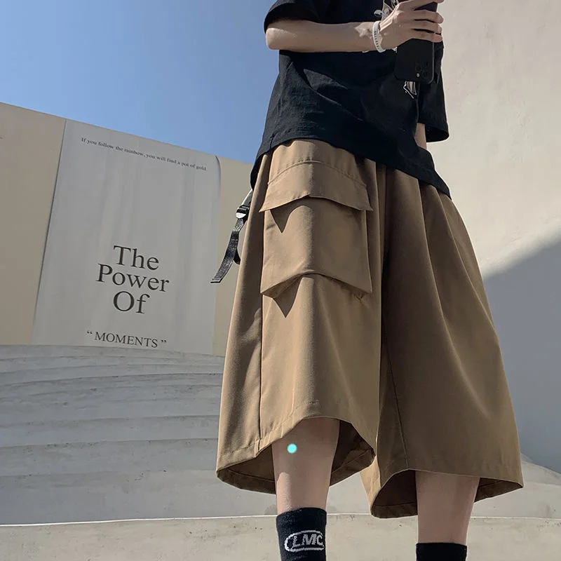 Casual Shorts For Men Jogger Loose Pockets Versatile Summer Wide Leg Pants Capris Vintage Original Mens Clothing Korean Hiphop
Casual Shorts For Men Jogger Loose Pockets Versatile Summer Wide Leg Pants Capris Vintage Original Mens Clothing Korean Hiphop