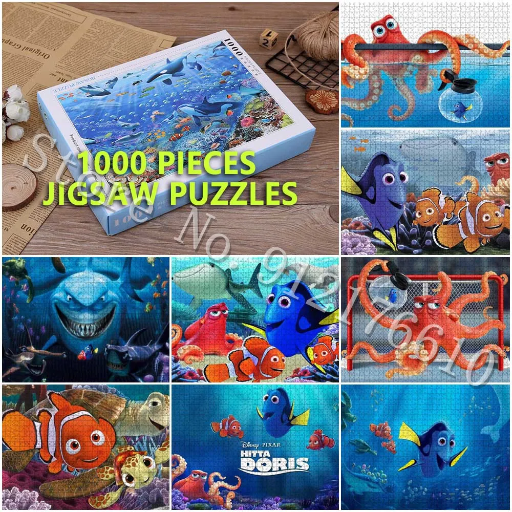 Disney Cartoon Jigsaw Puzzles Finding Dory 1000 Pieces Nursery Toy Puzzles Paper Decompress Educational Puzzles for Kids Gifts
Disney Cartoon Jigsaw Puzzles Finding Dory 1000 Pieces Nursery Toy Puzzles Paper Decompress Educational Puzzles for Kids Gifts