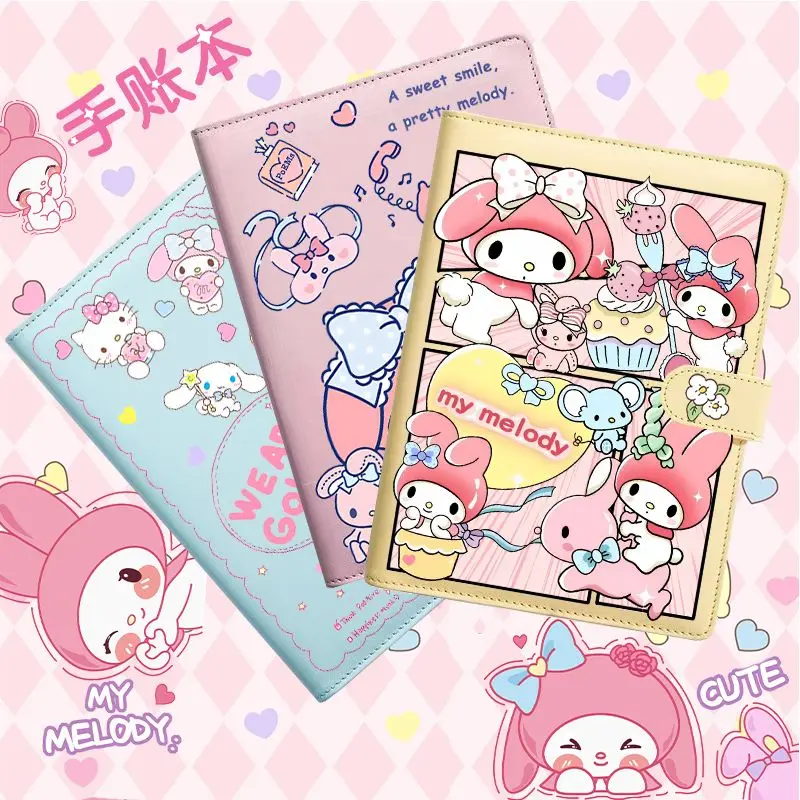 New Sanrio animation peripheral Melody notebook cartoon cute girl PU hand ledger high-value ins style diary student gift Stitch
New Sanrio animation peripheral Melody notebook cartoon cute girl PU hand ledger high-value ins style diary student gift Stitch