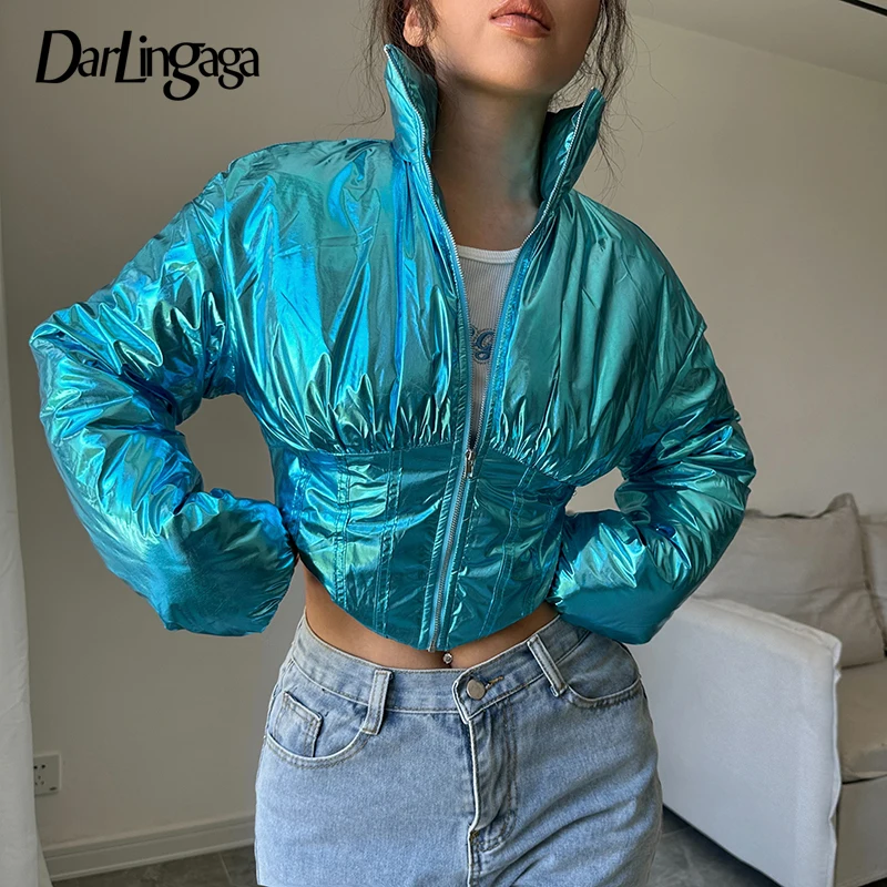 Darlingaga Streetwear Bright Stitched Corset Parka Coat Turtleneck Zip-Up Winter Jacket Female Fashion Party Autumn Overcoat New
Darlingaga Streetwear Bright Stitched Corset Parka Coat Turtleneck Zip-Up Winter Jacket Female Fashion Party Autumn Overcoat New