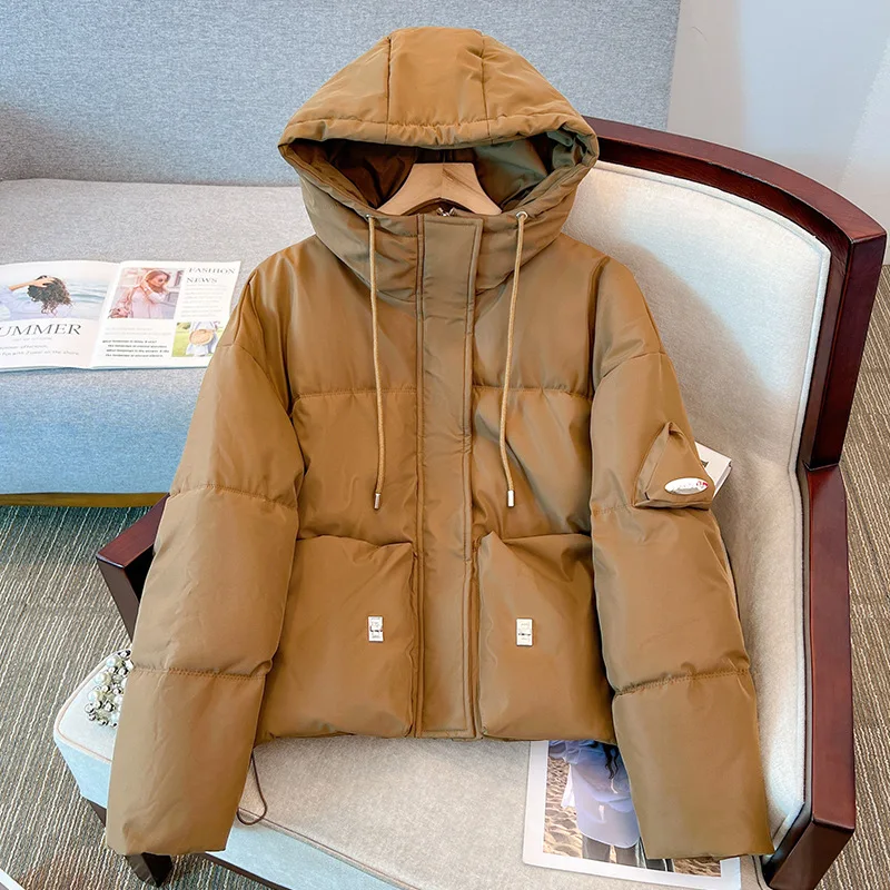 Down cotton-padded jacket new niche design stand-up collar loose Joker fashion bread and clothing
Down cotton-padded jacket new niche design stand-up collar loose Joker fashion bread and clothing