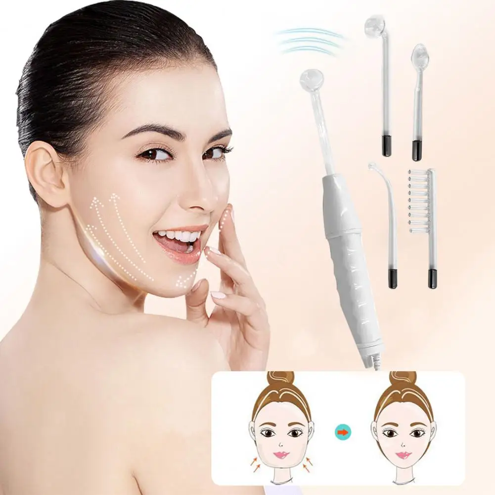 Handheld High Face Device Portable High Face Wand with 4 Different Tubes Handheld Multi-function Painless for Face
Handheld High Face Device Portable High Face Wand with 4 Different Tubes Handheld Multi-function Painless for Face