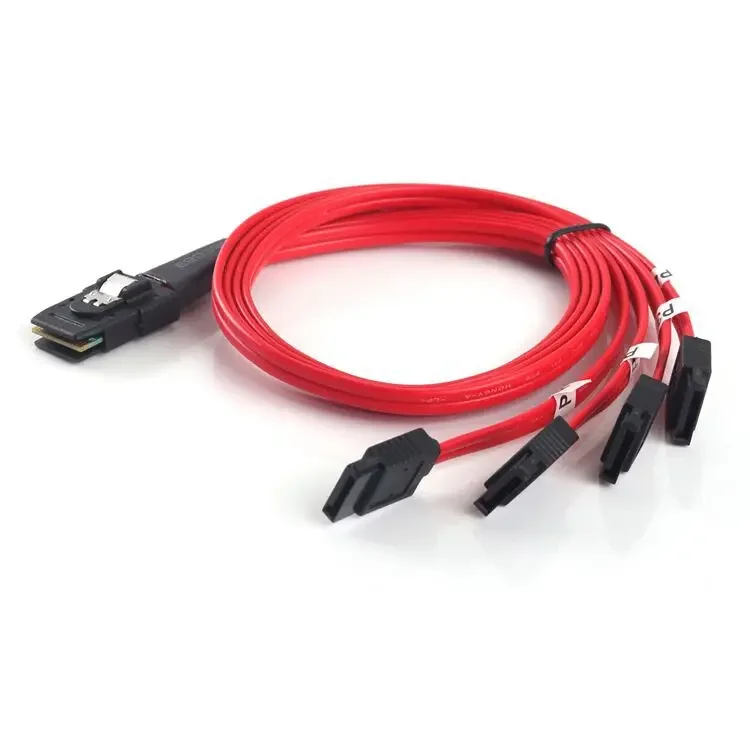 Server transmission cable MiniSAS 36Pin SFF 8087 TO SATA built-in connection cable
Server transmission cable MiniSAS 36Pin SFF 8087 TO SATA built-in connection cable