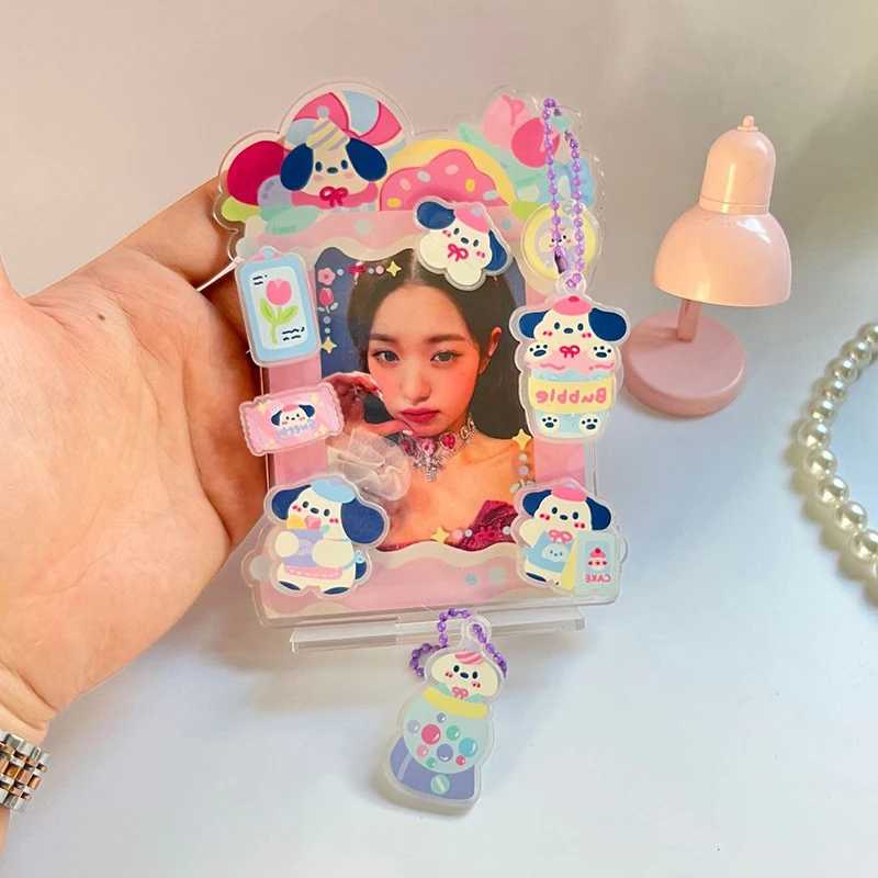 Sweet Photo Holder Desktop Decor Photo Protection Photocard Frame Card Display Stand Card Sleeve 3inch With Patch and Lanyard
Sweet Photo Holder Desktop Decor Photo Protection Photocard Frame Card Display Stand Card Sleeve 3inch With Patch and Lanyard