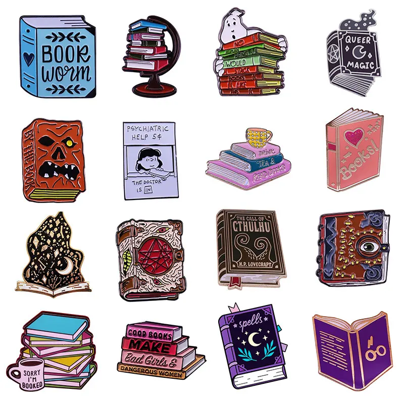 Magic Book Brooch Cosplay jewelry Enamel Pin Lapel Pins Badge Hats Clothes Backpack Decoration Jewelry Accessories Fans Gift
Magic Book Brooch Cosplay jewelry Enamel Pin Lapel Pins Badge Hats Clothes Backpack Decoration Jewelry Accessories Fans Gift