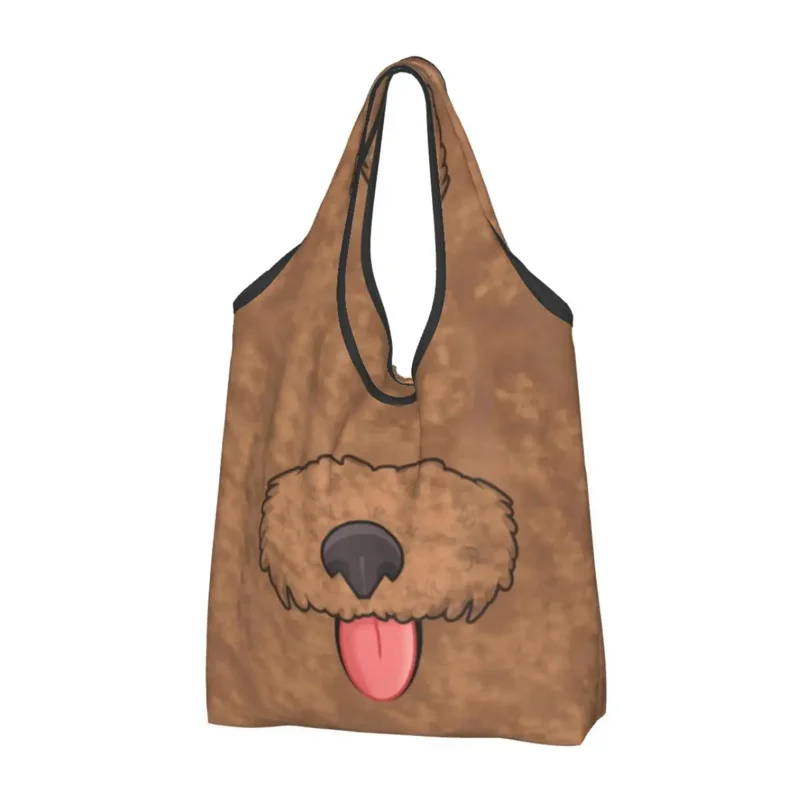 Funny Printed Cute Poodle Puppy Tote Shopping Bags Portable Shoulder Shopper Dog Animal Handbag
Funny Printed Cute Poodle Puppy Tote Shopping Bags Portable Shoulder Shopper Dog Animal Handbag