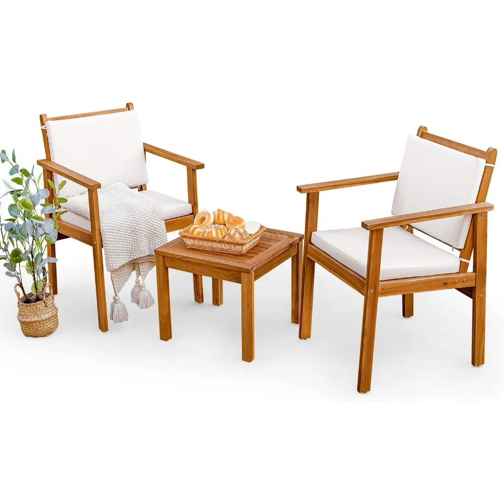 3-piece terrace furniture outdoor chat chair set with waterproof cushions and coffee table, suitable for beach gardens
3-piece terrace furniture outdoor chat chair set with waterproof cushions and coffee table, suitable for beach gardens