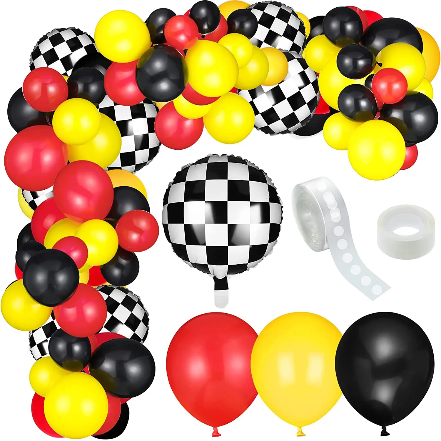 Racing Balloon Garland Balloons Race Car Party Supplies Car Checker Flag Banner Cars Theme Birthday Party decorations
Racing Balloon Garland Balloons Race Car Party Supplies Car Checker Flag Banner Cars Theme Birthday Party decorations