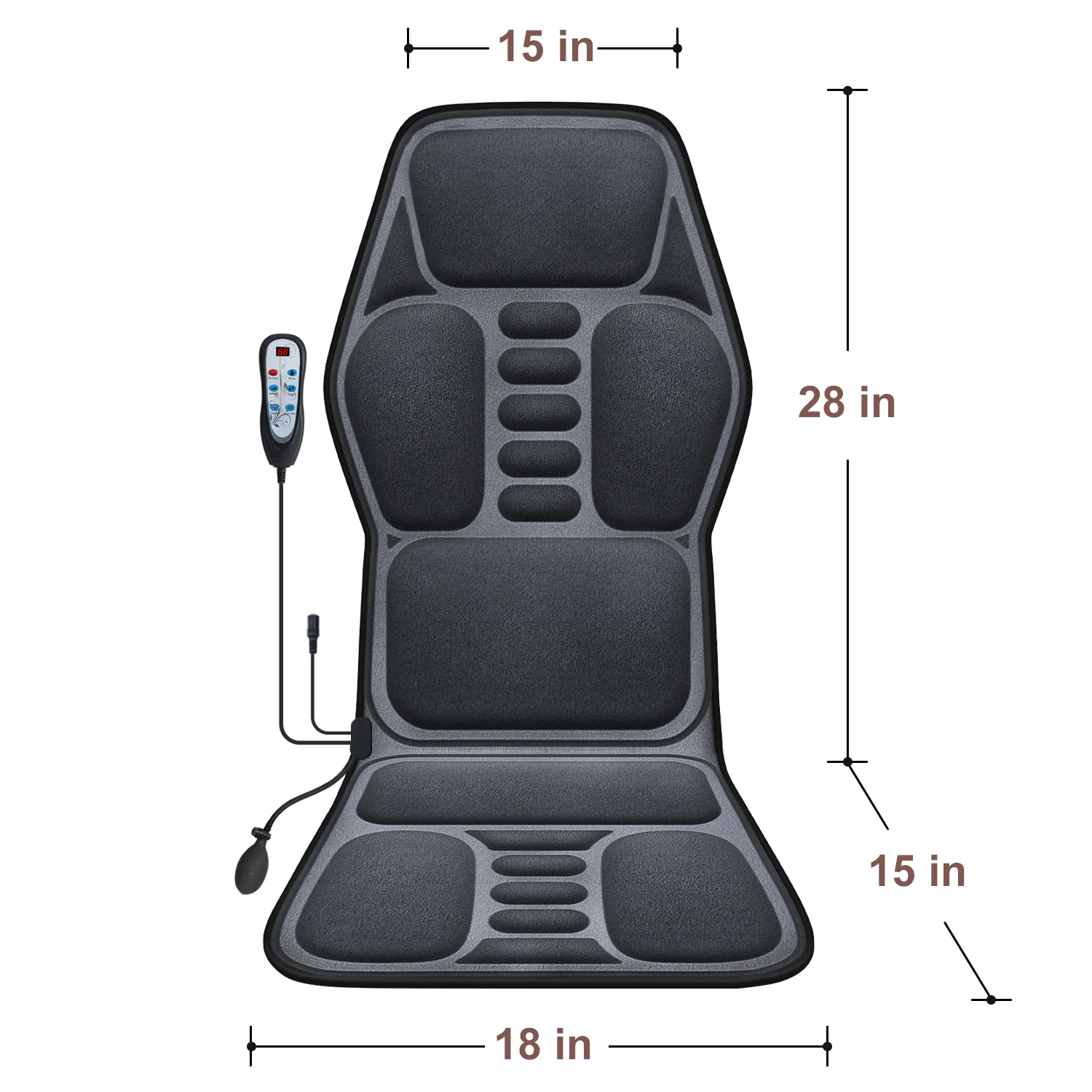 Back Massager With Heat - Chair Massager 6