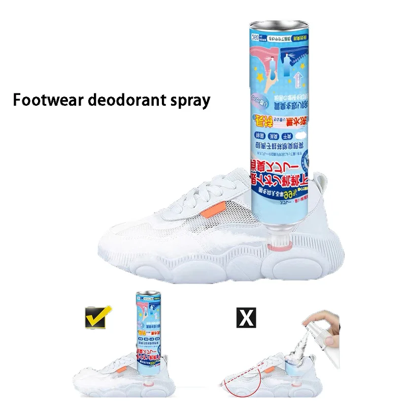 Фото Дезодорант-спрей для обуви и носков Сникерсы удаления запахов дезодорант ног