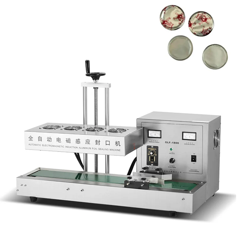 

New Automatic Continuous Sealer Electromagnetic Induction Sealing Machine Aluminum Foil Bottle Sealing Machine 110V/220V